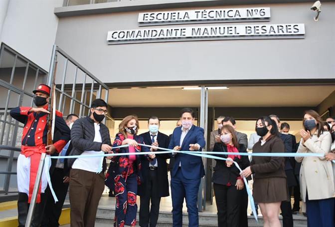Trotta destacó la política de “invertir en las escuelas técnicas”
