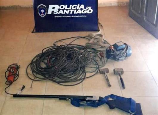 Atrapan al ladrón de cables de La Dársena, fue liberado y volvió a robar