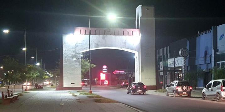 Nuevas luces cambian las noches en el arco de entrada sur de la Capital Nuevas luces cambian las noches en el arco de entrada sur de la Capital