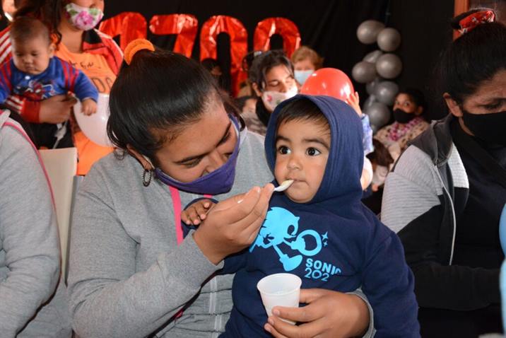 Llegó a Pampa de los Guanacos el programa Mis primeros 1700 días Llegó a Pampa de los Guanacos el programa Mis primeros 1700 días