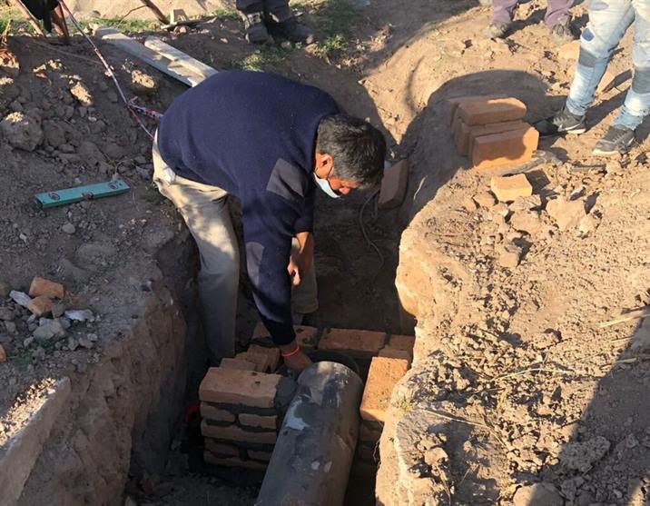 Finalizó la obra de desagüe pluvual en un barrio de La Dársena