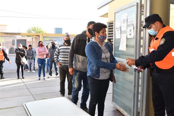 La campaña contra el covid a pleno en toda la provincia La campaña contra el covid a pleno en toda la provincia