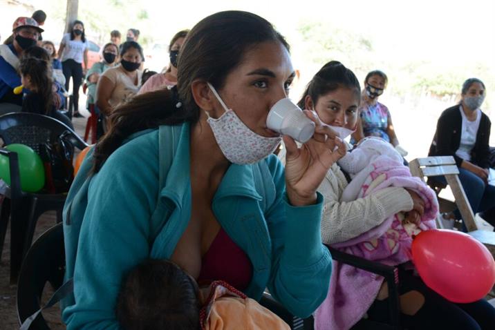 El programa “Mis primeros 1.700 días” llegó a parajes del Dpto. San Martín