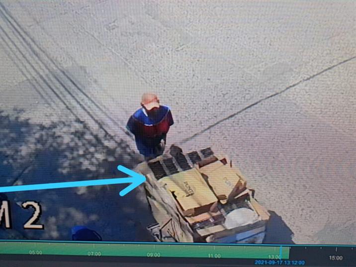 Robó la reja de un desagüe y fue atrapado gracias a las cámaras de seguridad