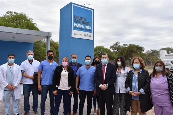 Guasayán: Inauguran obras en una escuela y en postas sanitarias