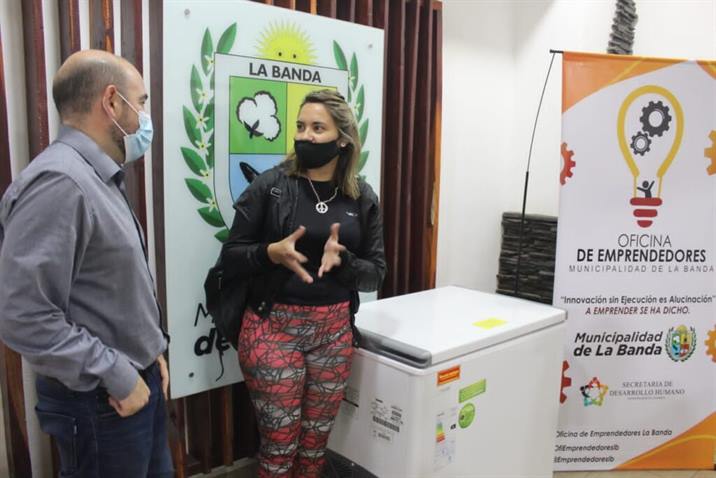 Emprendedora bandeña recibió una importante ayuda Emprendedora bandeña recibió una importante ayuda