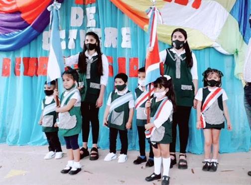 Colorido acto por el Día de la Diversidad en el jardín El Pulgarcito