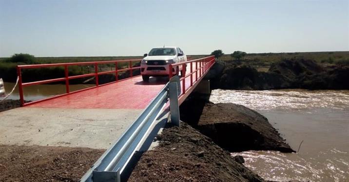 Mitre: Habilitarán un nuevo puente sobre el río Utis