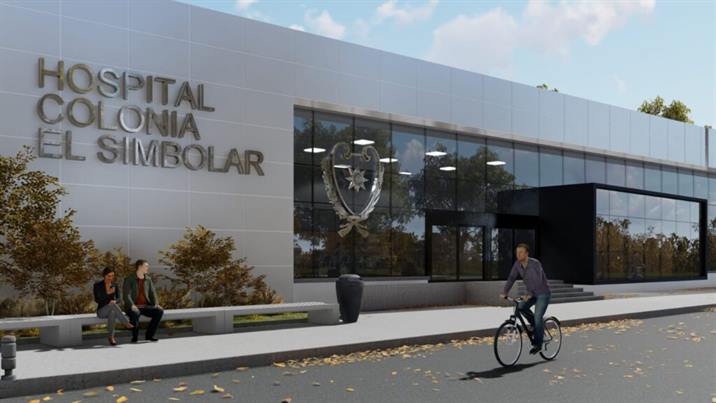 Supervisan el predio donde construirán el nuevo hospital de Colonia El Simbolar