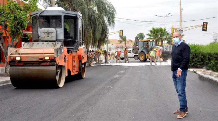 Llegó a su última etapa la repavimentación de Av. Belgrano