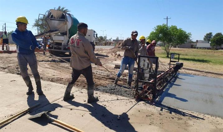Finalizan obras de pavimentación en el barrio San Fernando