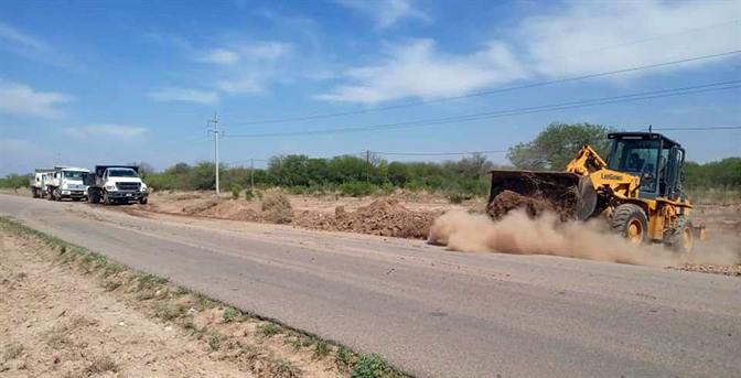 Reconstruyen 20 kilómetros de banquina de la ruta 7