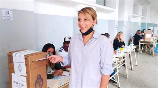 Natalia Neme vivió la jornada con una “profunda emoción” Natalia Neme vivió la jornada con una “profunda emoción”