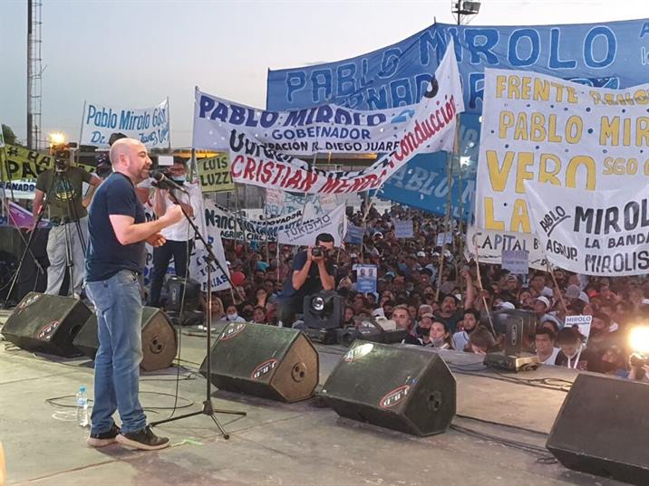 Mirolo cerró su campaña e instó a elegir una “verdadera alternativa”
