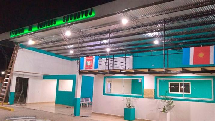 Inauguran una moderna terminal de ómnibus en Sachayoj