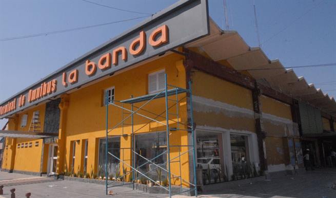Trabajan en mejoras en la terminal de ómnibus de La Banda