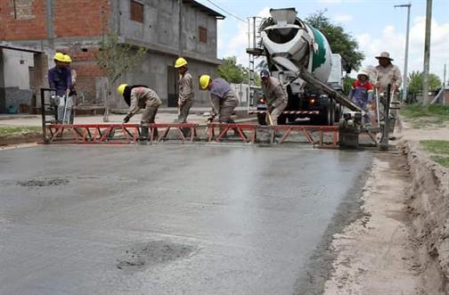 Avanza obra de pavimentación en el B° Salta Prolongación