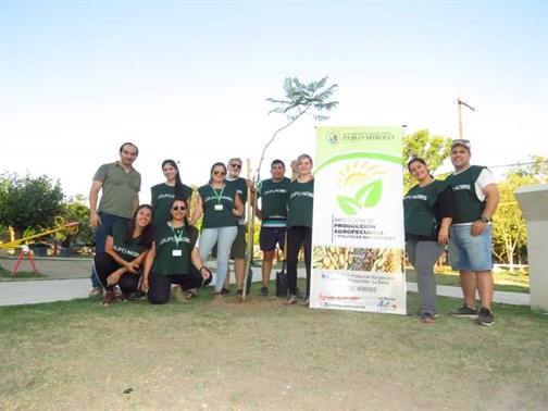 Plantan árboles nativos en el barrio Misqui Mayu