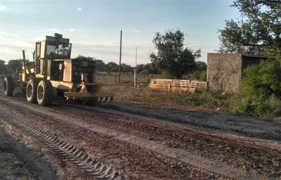 Inició un plan de enripiado en tres barrios de Nueva Esperanza