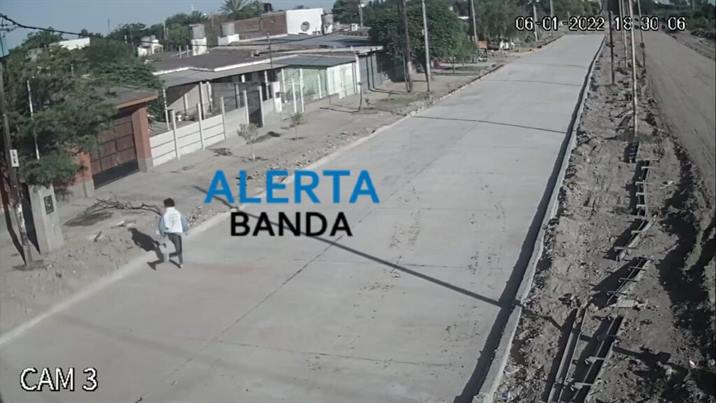 Alerta Banda aportó imágenes para detener al presunto autor del crimen de Nahiara