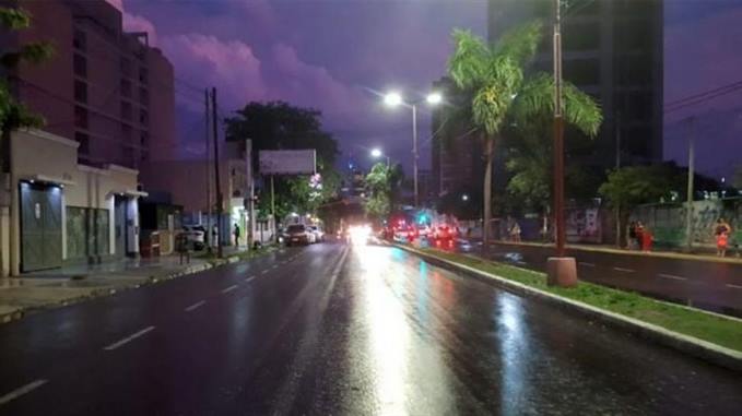Lluvia en Santiago y fuertes tormentas en el interior de la provincia