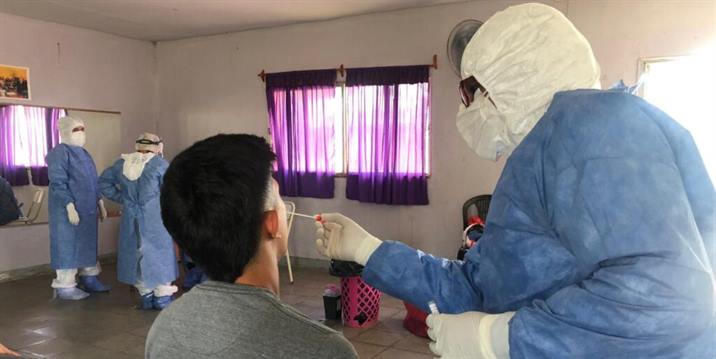 Realizan una nueva jornada de hisopados en el CIC San Carlos