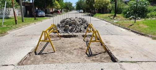 Frías avanza con su plan de mejora de calles Frías avanza con su plan de mejora de calles