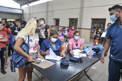 Exitoso operativo de salud en el paraje Lomitas