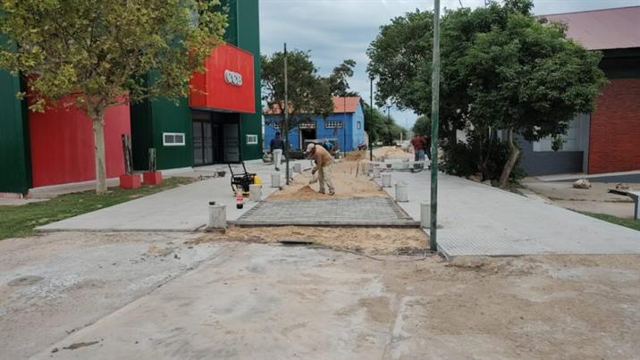 Remodelan el paseo peatonal “Eva Perón” en Bandera Remodelan el paseo peatonal “Eva Perón” en Bandera