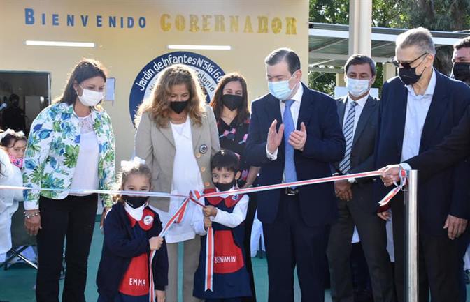 Inauguran un jardín de infantes en Colonia Jaime