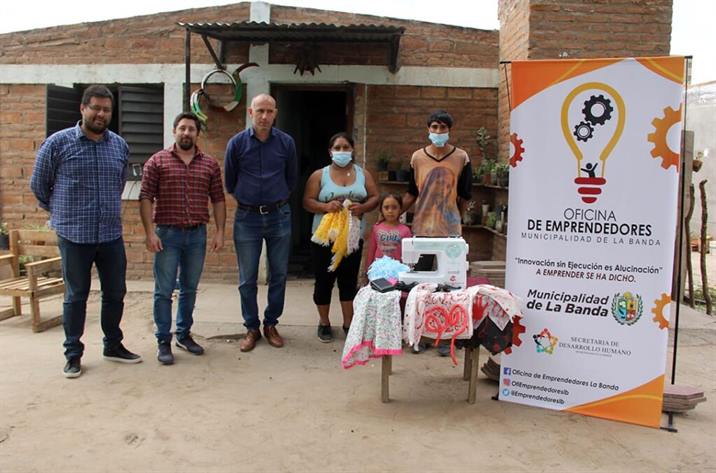 Familia bandeña recibió una importante ayuda