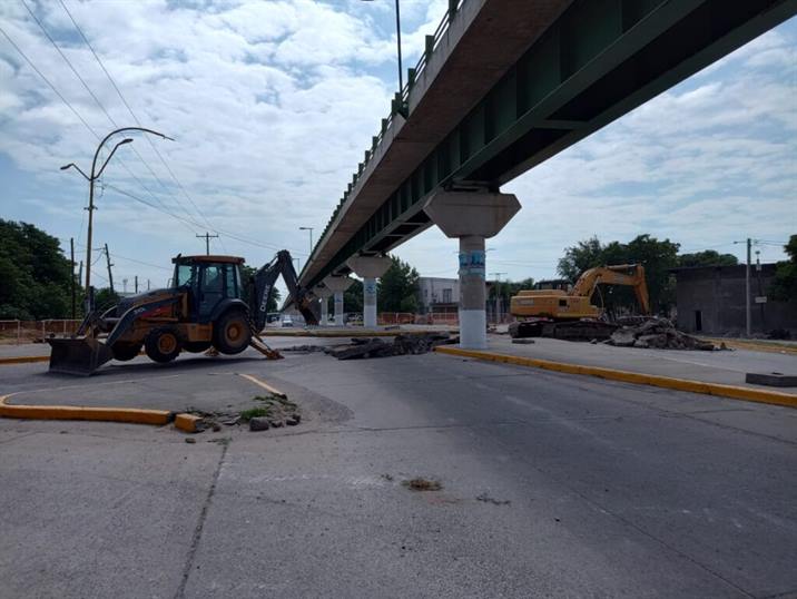 Inició una nueva etapa de la obra de reencarpetado de Av. Belgrano