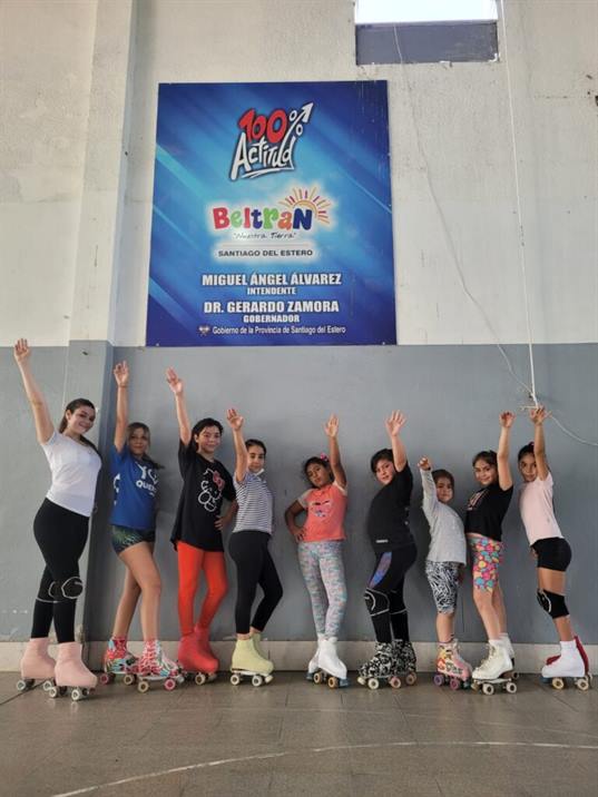 La Escuela de Patín Quimsa abrió una sede en Beltrán