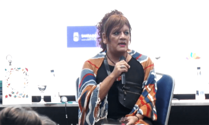 Susy Shock brindó un mensaje revolucionario en su primera visita a Santiago