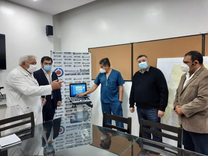 Fernández y Los Juríes recibieron ecógrafos de última generación Fernández y Los Juríes recibieron ecógrafos de última generación