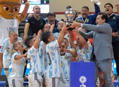 Daniel Sierra se consagró campeón con la Selección Argentina