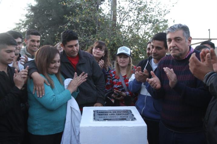 Emotivo homenaje a un querido vecino del barrio Los Lagos
