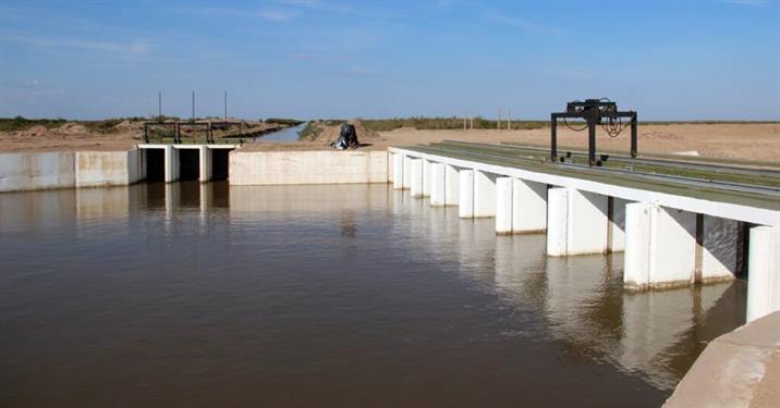 Habilitan el azud nivelador Brea Corral y garantizan la provisión de agua