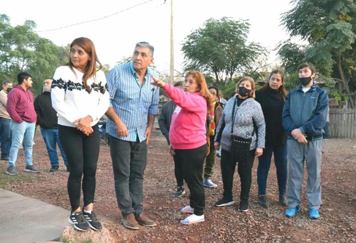 Nediani destacó el contacto directo con los vecinos para el desarrollo de La Banda
