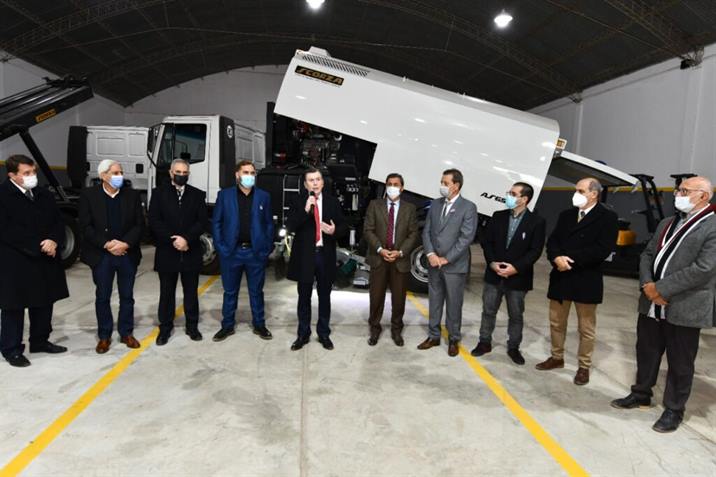 Inauguran planta de montaje y equipamiento para trabajos de higiene urbana Inauguran planta de montaje y equipamiento para trabajos de higiene urbana