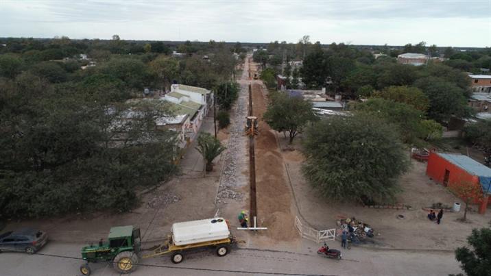 Quimilí inicia el proceso de conexión de los primeros 600 domicilios a la red de cloacas