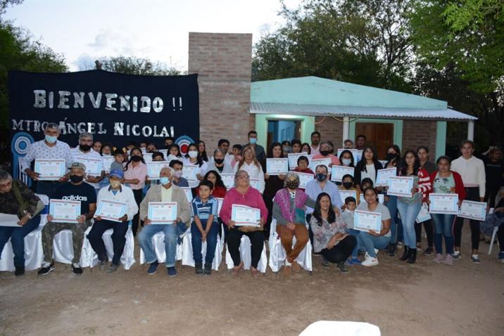 Más de 50 familias de Figueroa accedieron a viviendas sociales Más de 50 familias de Figueroa accedieron a viviendas sociales