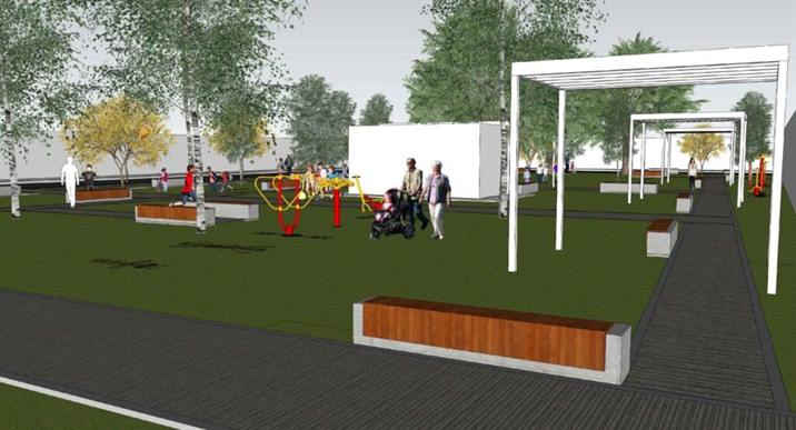 Remodelarán una icónica plaza del barrio Los Flores Remodelarán una icónica plaza del barrio Los Flores