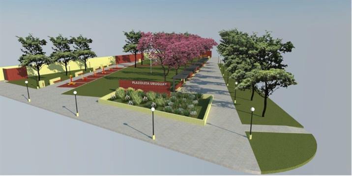 Construirán la plaza Uruguay en el barrio América del Sur Construirán la plaza Uruguay en el barrio América del Sur