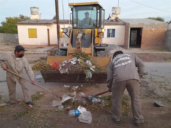Avanzan los operativos de limpieza en Clodomira