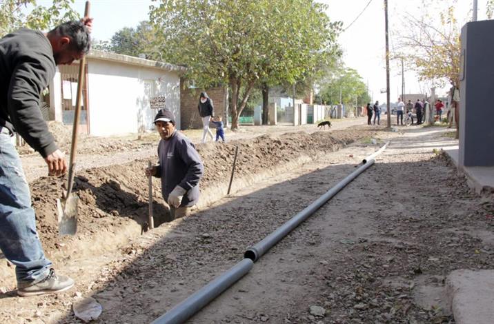 Ejecutan obras para optimizar el servicio de agua potable
