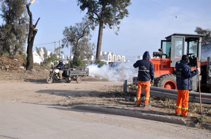 Profundizan acciones de limpieza y fumigación en La Banda