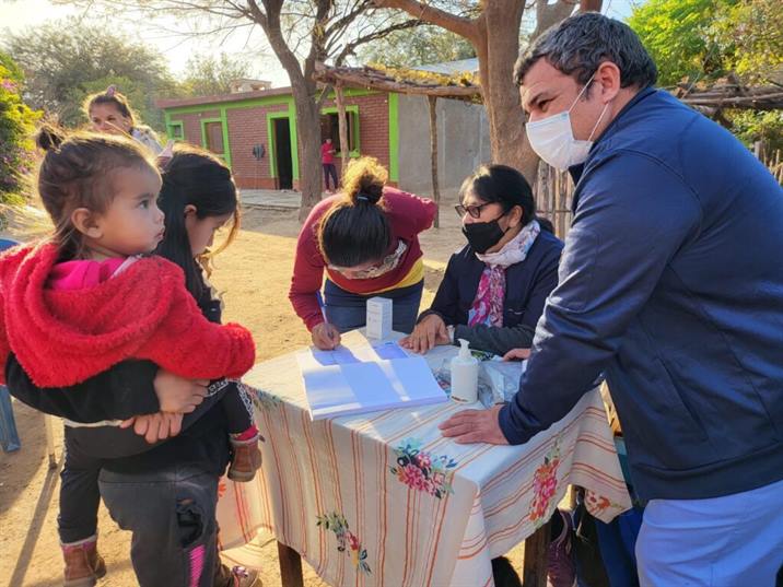 Clodomira: operativo integral impacta en dos parajes