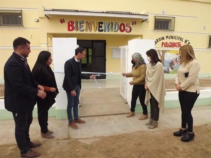 Fernández habilitó un Jardín de Infantes en La Loma