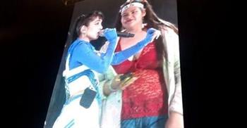 Loana cumplió un sueño y cantó con su ídola Loana cumplió un sueño y cantó con su ídola